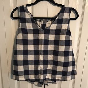 Gingham Tank Top